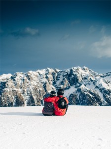 Couple on destination holiday