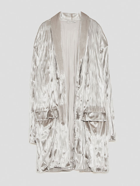 Oversized Velvet Blazer | Zara | £29.99