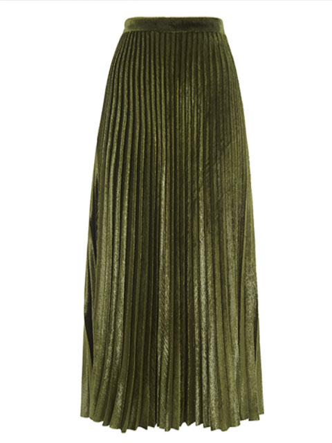 Kitty Metallic Pleated Skirt | Whistles | £149